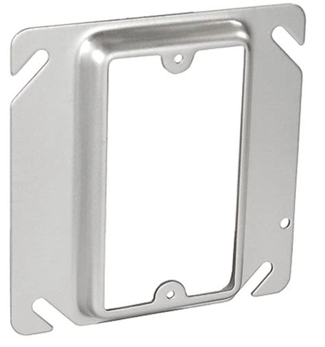 4x4 electrical box device ring|4 square gang device rings.